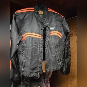 Harley-Davidson Black and Orange Performance